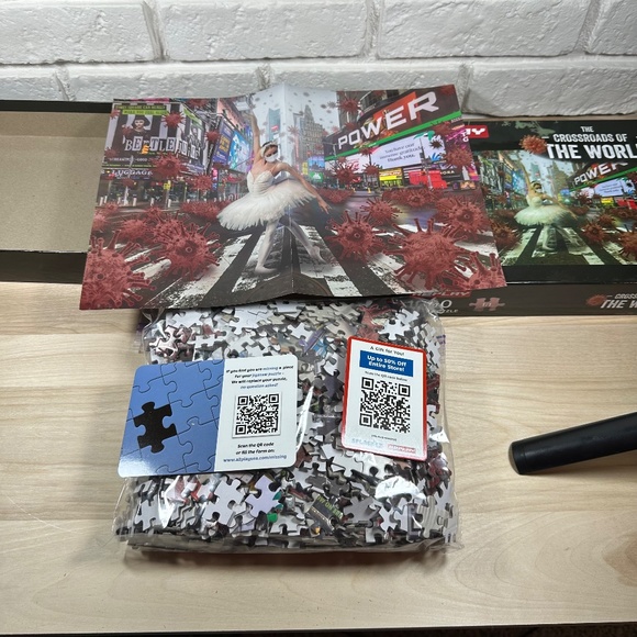 A2PLAY 2020 PANDEMIC CROSSROADS OF THE WORLD 1000 PC JIGSAW PUZZLE - Picture 2 of 5